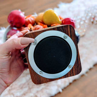SEVIZ MINI10W 레트로 블루투스 스피커 — 5점을 준 리뷰어가 2020년 10월 올린 사용 사진