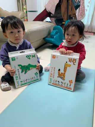 글자블록 펀트 FUNT 한글 친구들 — 5점을 준 리뷰어가 2020년 4월 올린 사용 사진