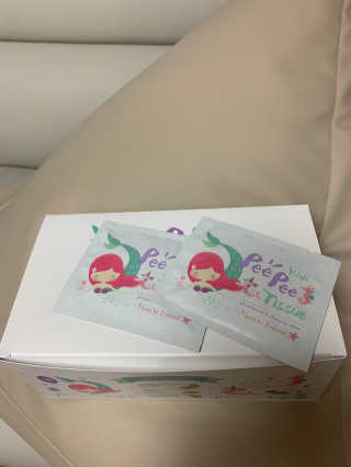 코리인제이아일랜드 키즈 피피티슈  Kids Pee Pee Tissue — 5점을 준 리뷰어가 2020년 11월 올린 사용 사진