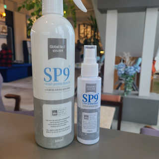 SP9 스프레이형 프리미엄 살균소독제 500ml+100ml — 4점을 준 리뷰어가 2020년 11월 올린 사용 사진