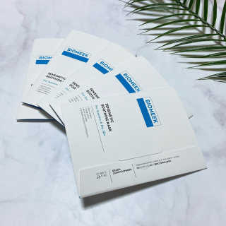 바이오믹 BIOMEEK SENSIMETIC SOOTHING MASK.S — 5점을 준 리뷰어가 2020년 7월 올린 사용 사진