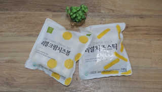 가치식탁 리얼치즈스틱, 리얼크림치즈볼 — 5점을 준 리뷰어가 2020년 6월 올린 사용 사진