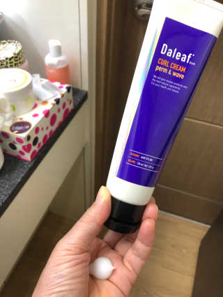 달리프 글램 컬크림 펌앤웨이브 150ml — 4.5점을 준 리뷰어가 2020년 7월 올린 사용 사진