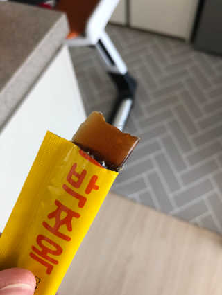 조은약초 국산 늙은 호박즙 호박쪼옥 젤리 20g x 15포 — 3.5점을 준 리뷰어가 2020년 10월 올린 사용 사진