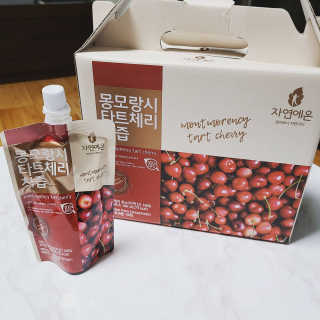 자연에온 몽모랑시 타트체리 착즙 100mL 10개입 2BOX — 5점을 준 리뷰어가 2020년 11월 올린 사용 사진