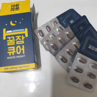 조은약초 꿀잠큐어 제주 감태추출물 감태정 600mg — 5점을 준 리뷰어가 2020년 6월 올린 사용 사진