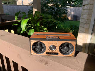 SEVIZ RETRO20W 레트로 블루투스 스피커 — 4.5점을 준 리뷰어가 2020년 8월 올린 사용 사진