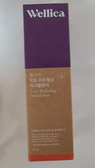 웰리카_V CARE 웰리카 락토 리프레싱 이너클렌저 — 5점을 준 리뷰어가 2020년 12월 올린 사용 사진