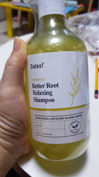 달리프 클로렐라 베러 루트 릴렉싱 샴푸 500ml — 4점을 준 리뷰어가 2020년 12월 올린 사용 사진