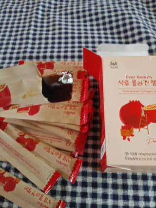 365더건강 에버뷰티 석류콜라겐 젤리 — 5점을 준 리뷰어가 2020년 9월 올린 사용 사진
