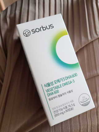 소버스 식물성 오메가3 DHA 600 — 5점을 준 리뷰어가 2020년 5월 올린 사용 사진