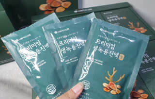 서울약사신협 약사신협_생녹용 진액_70ml x 30포 — 5점을 준 리뷰어가 2020년 9월 올린 사용 사진