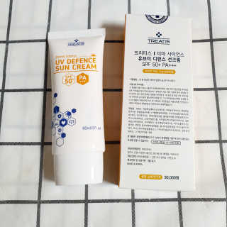 [트리티스] UV 디펜스 선크림 PA+++ / SPF50+  60ml — 4점을 준 리뷰어가 2020년 9월 올린 사용 사진