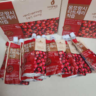 자연에온 몽모랑시 타트체리 착즙 100mL 10개입 2BOX — 5점을 준 리뷰어가 2020년 10월 올린 사용 사진