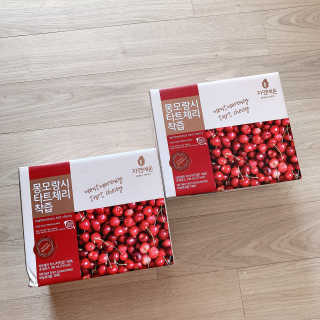 자연에온 몽모랑시 타트체리 착즙 100mL 10개입 2BOX — 5점을 준 리뷰어가 2020년 11월 올린 사용 사진
