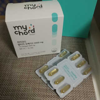 JW중외제약 마이코드 알티지 오메가3 1000 mg — 4.5점을 준 리뷰어가 2020년 9월 올린 사용 사진