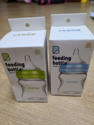 유비맘 신생아젖병 120ml 트리플팩_ 젖꼭지 포함 — 5점을 준 리뷰어가 2020년 8월 올린 사용 사진