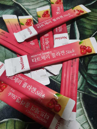 뉴틴 타트체리 콜라겐 스틱 20g X 30포 — 5점을 준 리뷰어가 2020년 7월 올린 사용 사진