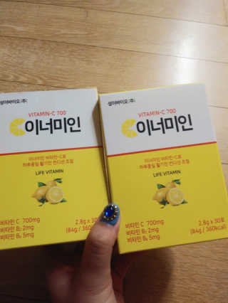 이너미인 VITAMIN-C 700 — 5점을 준 리뷰어가 2020년 9월 올린 사용 사진
