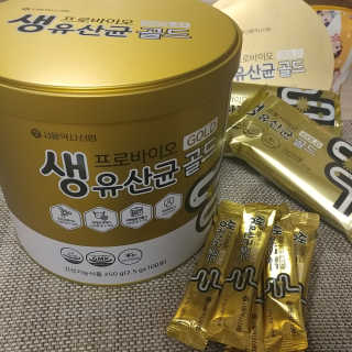 서울약사신협_프로바이오생유산균골드_2.5x100포 — 5점을 준 리뷰어가 2020년 6월 올린 사용 사진