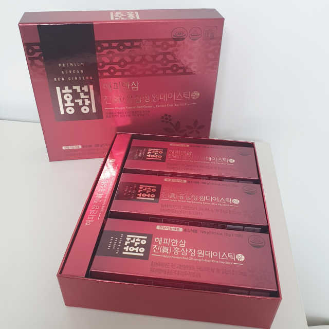 해피한삼 진 홍삼정 원데이스틱 10g x 30포 리뷰 사진