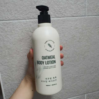 (주)에네스티 내추럴 촉촉  오트밀 바디로션 500ml — 4점을 준 리뷰어가 2020년 4월 올린 사용 사진