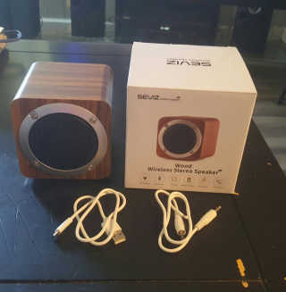 SEVIZ MINI10W 레트로 블루투스 스피커 — 5점을 준 리뷰어가 2020년 9월 올린 사용 사진
