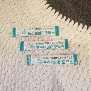 지투온 신바이오유산균 포스트바이오틱스 — 5점을 준 리뷰어가 2020년 10월 올린 사용 사진