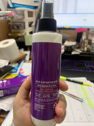 달리프 글램 헤어팩 인미스트 200ml — 4점을 준 리뷰어가 2020년 5월 올린 사용 사진