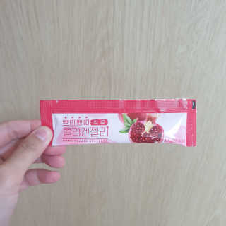 헬스업_쁘띠쁘띠석류콜라겐젤리_20g x 14포 — 5점을 준 리뷰어가 2020년 7월 올린 사용 사진