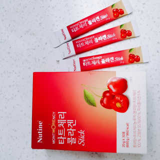 뉴틴 타트체리 콜라겐 스틱 20g X 30포 — 5점을 준 리뷰어가 2020년 7월 올린 사용 사진