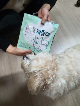 My Pet Care 천연단백질 눈건강에 개좋아 — 4점을 준 리뷰어가 2020년 12월 올린 사용 사진
