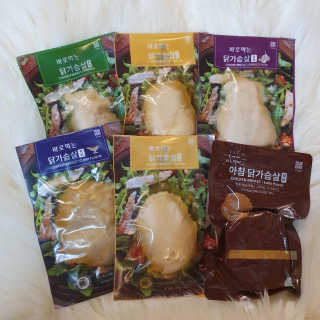 바로 먹는 아침 실온보관 닭가슴살 6종 — 5점을 준 리뷰어가 2020년 10월 올린 사용 사진