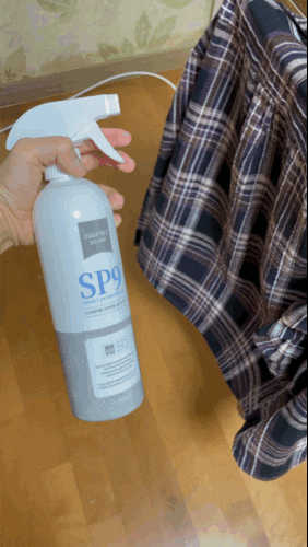 SP9 스프레이형 프리미엄 살균소독제 500ml+100ml — 5점을 준 리뷰어가 2020년 11월 올린 사용 사진