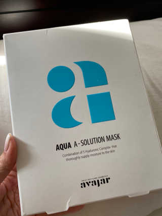 Avajar A-Solution 마스크 — 5점을 준 리뷰어가 2020년 12월 올린 사용 사진