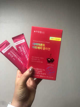[푸름웰니스] 다이아몬드 타트체리 콜라겐 — 5점을 준 리뷰어가 2020년 11월 올린 사용 사진