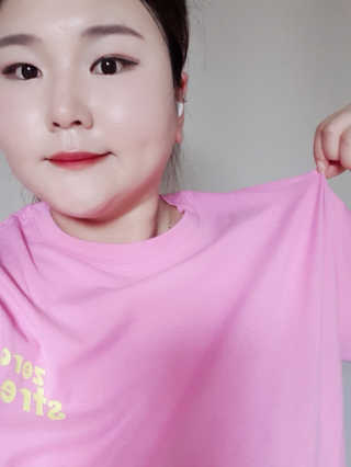 제로스트릿 ZERO STREET - BACK DONUT T-SHIRT 7 COLOR — 5점을 준 리뷰어가 2020년 7월 올린 사용 사진