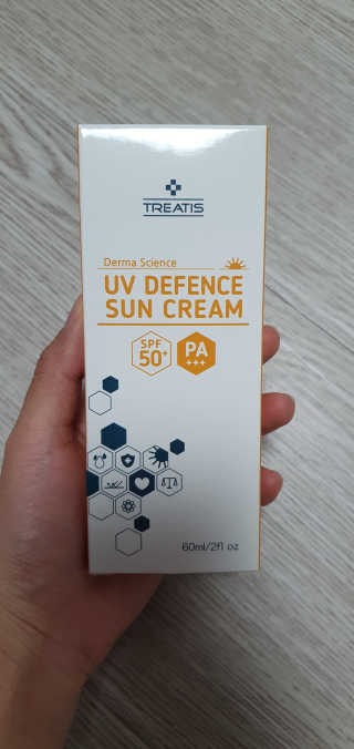 [트리티스] UV 디펜스 선크림 PA+++ / SPF50+  60ml — 5점을 준 리뷰어가 2020년 10월 올린 사용 사진