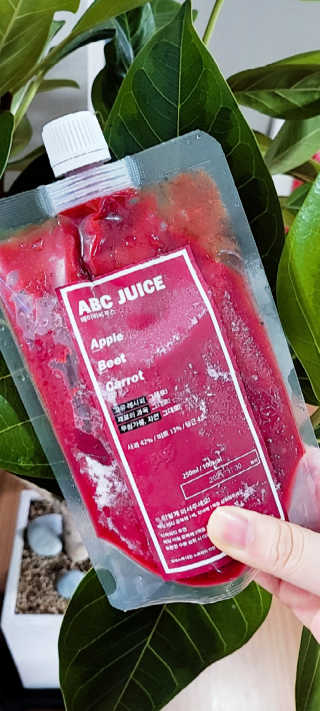 즙스토리 ABC쥬스 — 5점을 준 리뷰어가 2020년 11월 올린 사용 사진