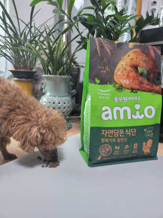 [풀무원 아미오] 자연담은식단 1kg 3종 — 5점을 준 리뷰어가 2020년 12월 올린 사용 사진