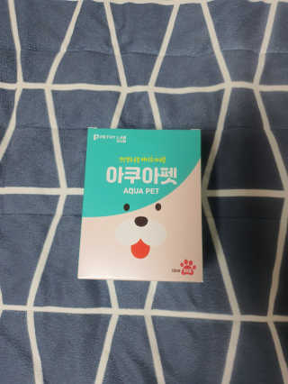 펫시랩 반려견용 액상 프리바이오틱스 아쿠아펫 — 5점을 준 리뷰어가 2020년 12월 올린 사용 사진