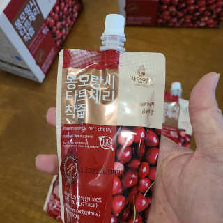 자연에온 몽모랑시 타트체리 착즙 100mL 10개입 2BOX — 4점을 준 리뷰어가 2020년 11월 올린 사용 사진