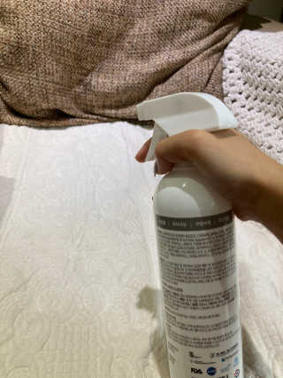 SP9 스프레이형 프리미엄 살균소독제 500ml+100ml — 5점을 준 리뷰어가 2020년 11월 올린 사용 사진