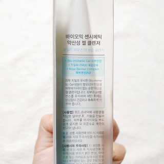 바이오믹 BIOMEEK SENSIMETIC MILD ACID CLEANSER — 5점을 준 리뷰어가 2020년 8월 올린 사용 사진