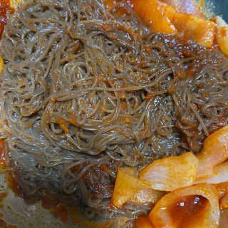[해주냉면] 신천맛집 매운 비빔냉면 2인분 + 무절임 — 3점을 준 리뷰어가 2020년 5월 올린 사용 사진