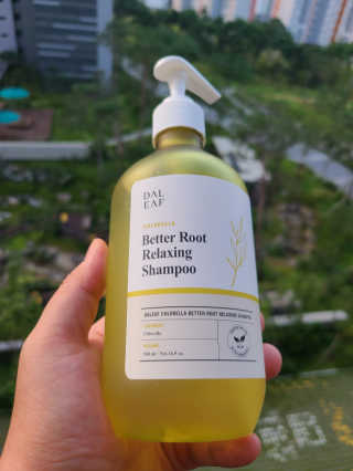 달리프 클로렐라 베러 루트 릴렉싱 샴푸 500ml — 5점을 준 리뷰어가 2020년 9월 올린 사용 사진