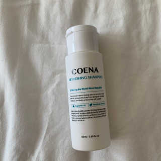코에나샴푸 자연유래 식물성 코에나 샴푸 50ml — 4.5점을 준 리뷰어가 2020년 4월 올린 사용 사진