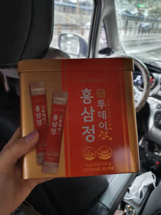 서울약사신협_투데이홍삼정_틴케이스_10g x 30포 — 5점을 준 리뷰어가 2020년 7월 올린 사용 사진