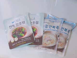 바다는다웰빙이다 완도사랑 전복죽 250g - 2팩 + 전복장조림 2팩 — 5점을 준 리뷰어가 2020년 8월 올린 사용 사진