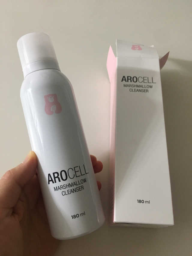 아로셀 마시멜로우 클렌저 180ml 리뷰 사진